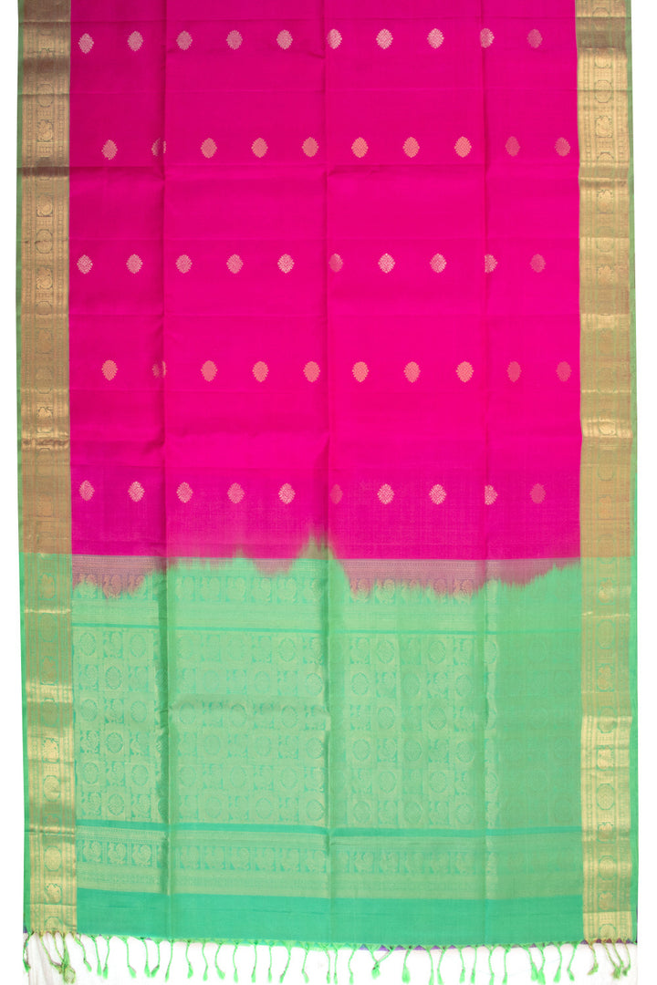 Pink Handloom Kanjivaram Soft Silk Saree 10072770