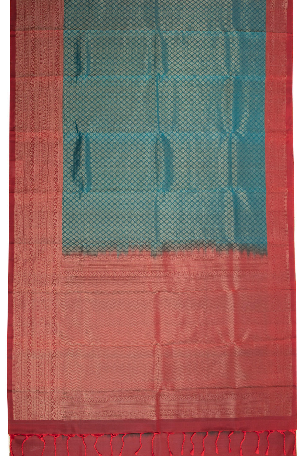 Blue Handloom Kanjivaram Soft Silk Saree 10072782