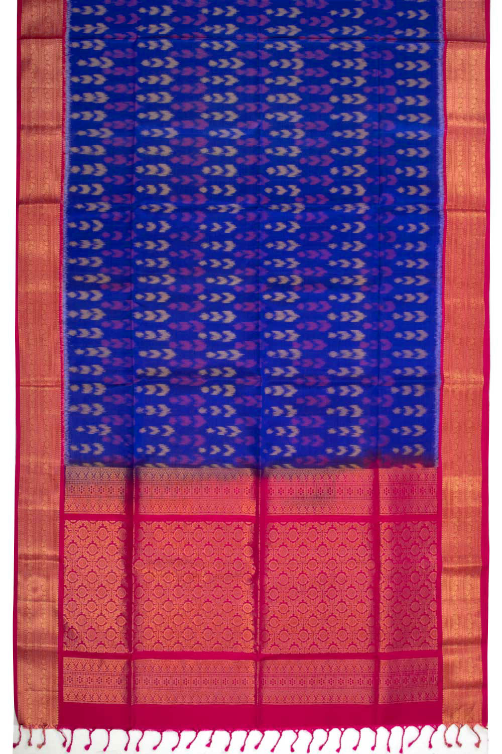 Blue Handloom Kanjivaram Soft Silk Saree 10073906