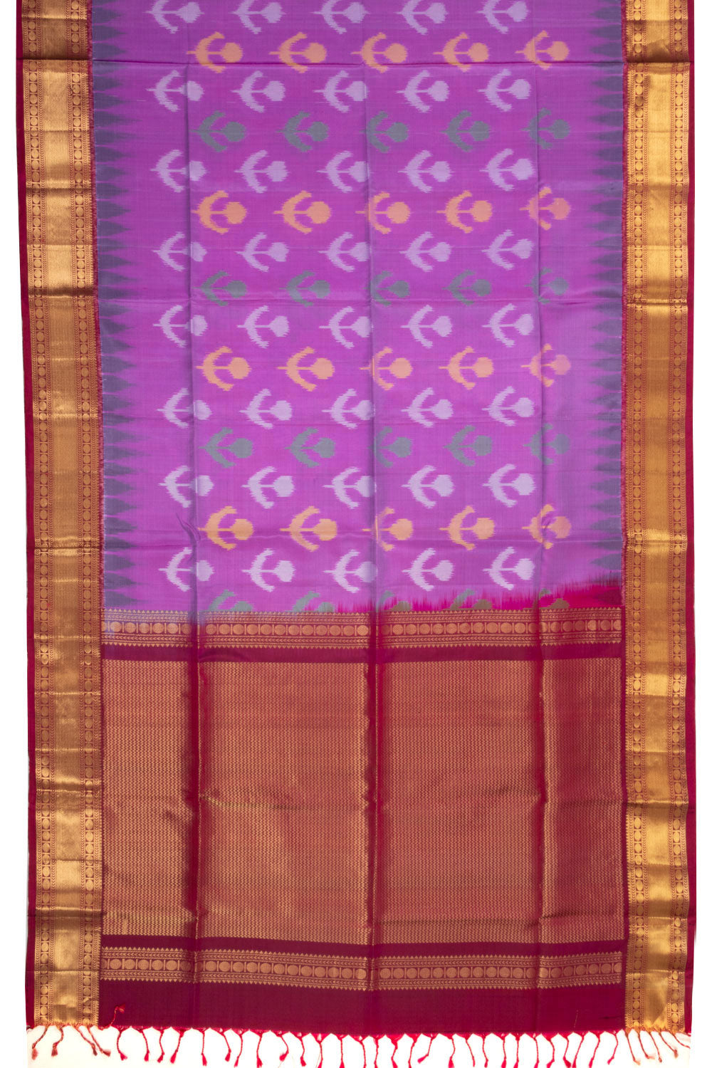 Purple Handloom Kanjivaram Soft Silk Saree10073908