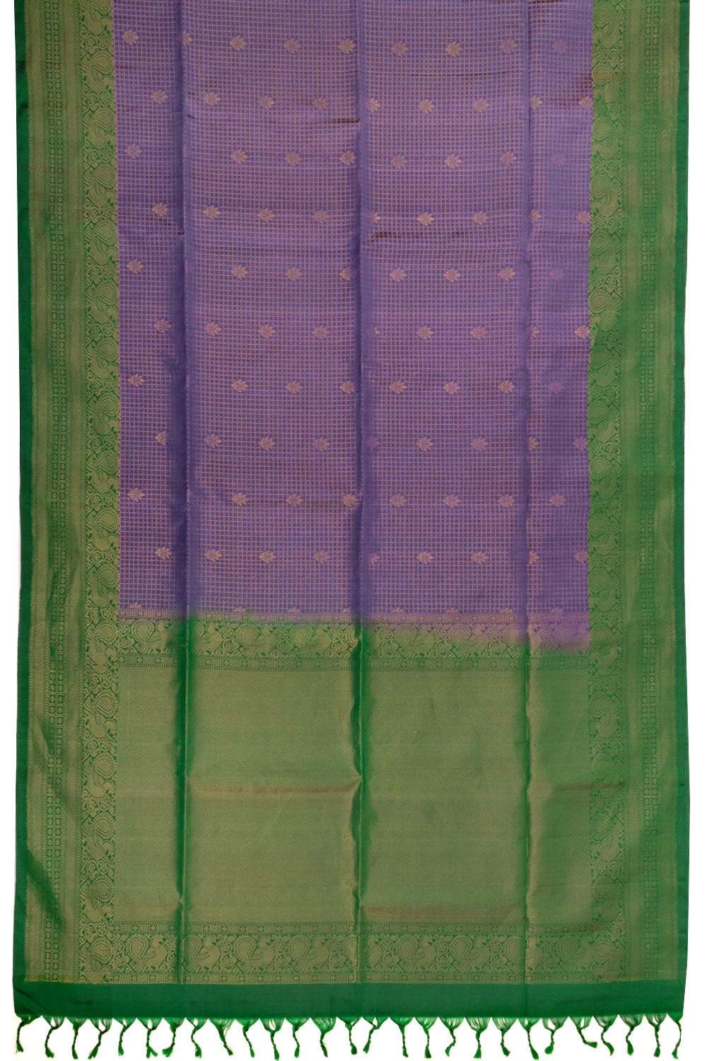 Purple Handloom Kanjivaram Soft Silk Saree 10073929