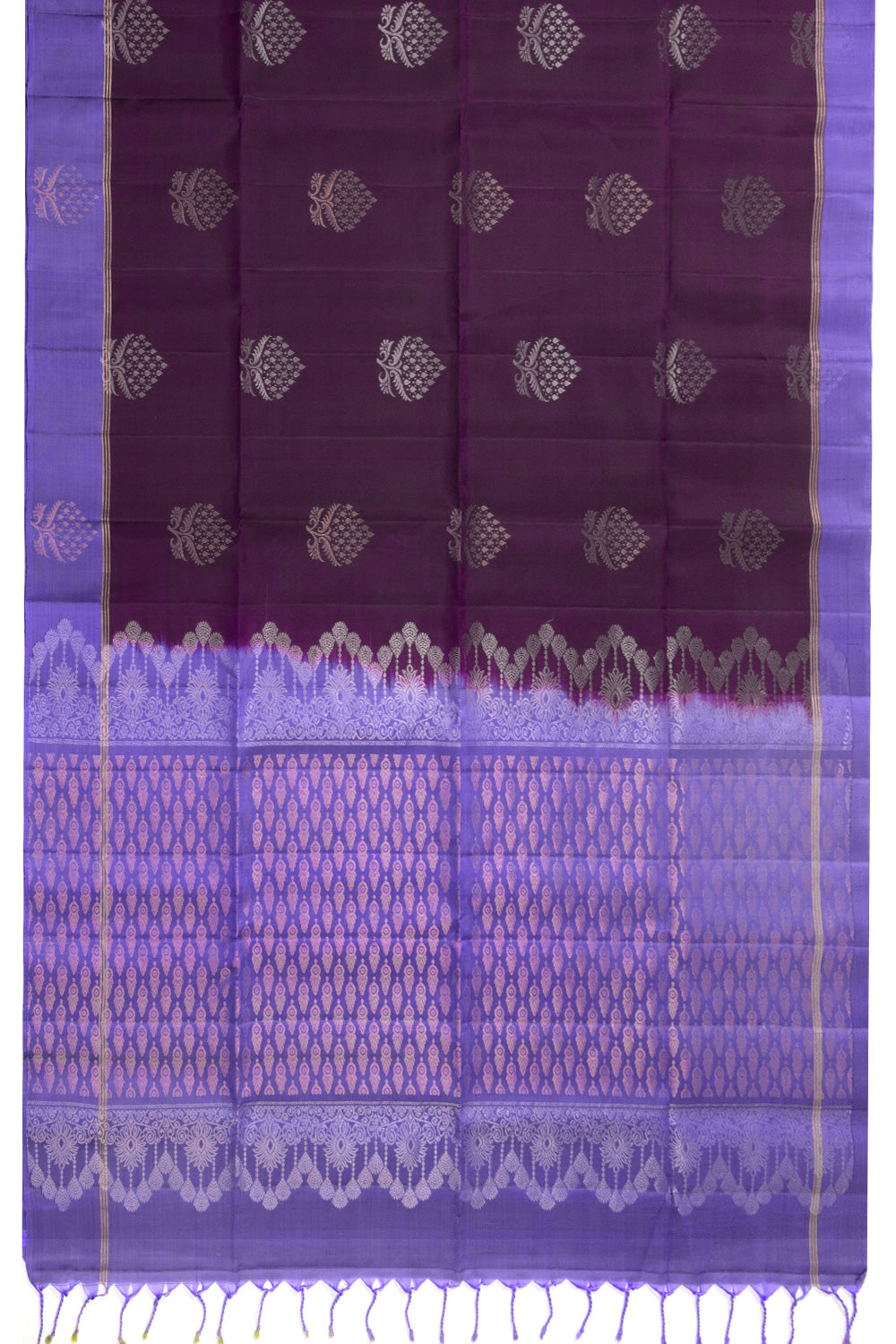 Brown Handloom Kanjivaram Soft Silk Saree 10073201