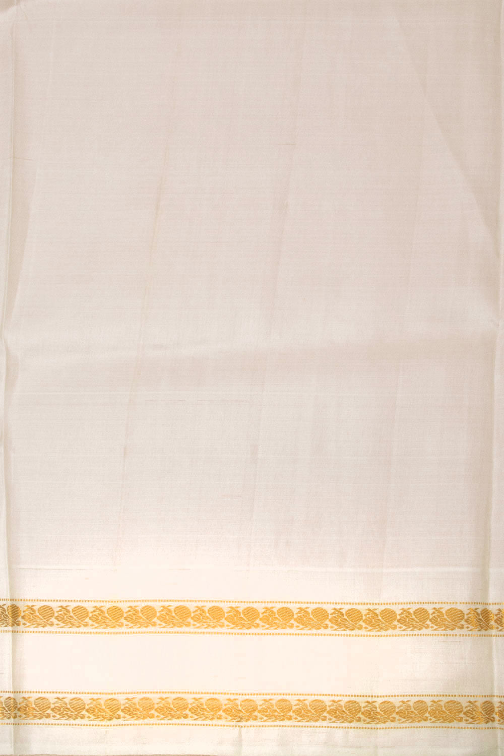 Orange Handloom Gadwal Kuttu Silk Saree - Avishya