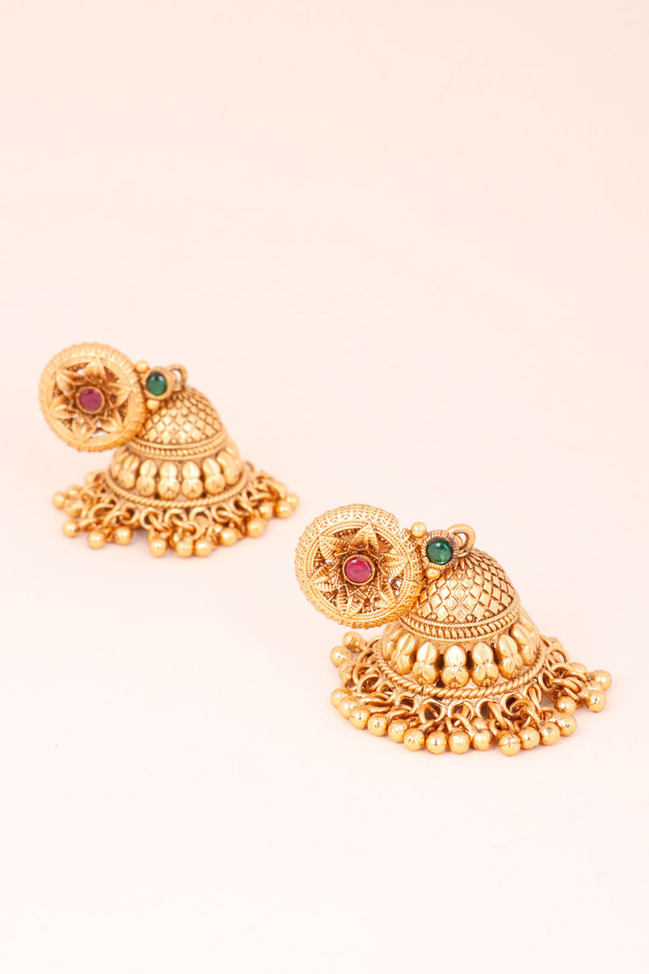 Gold Plated Jhumka Earring 