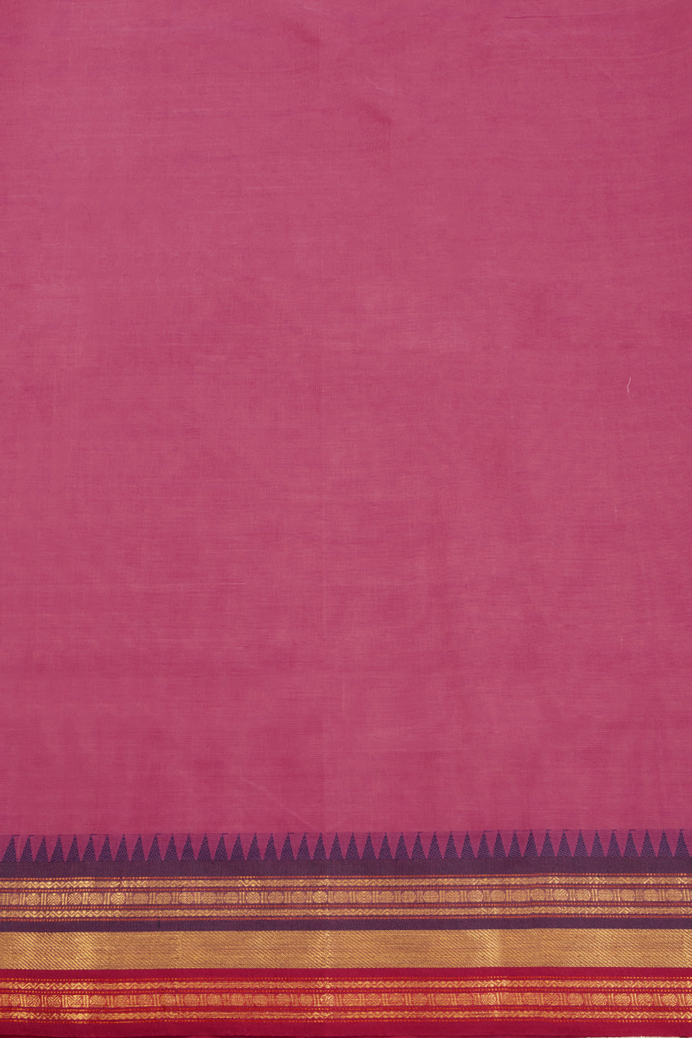 Pink Handloom Kanchi Cotton Saree