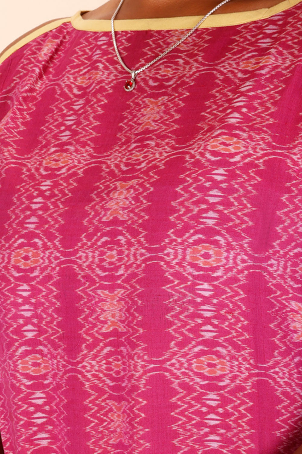 Handcrafted Ikat Cotton Kurta