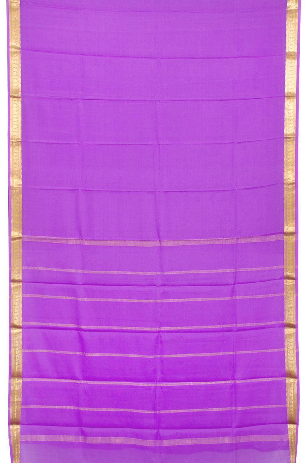 Purple Mysore Crepe Silk Saree 10062315