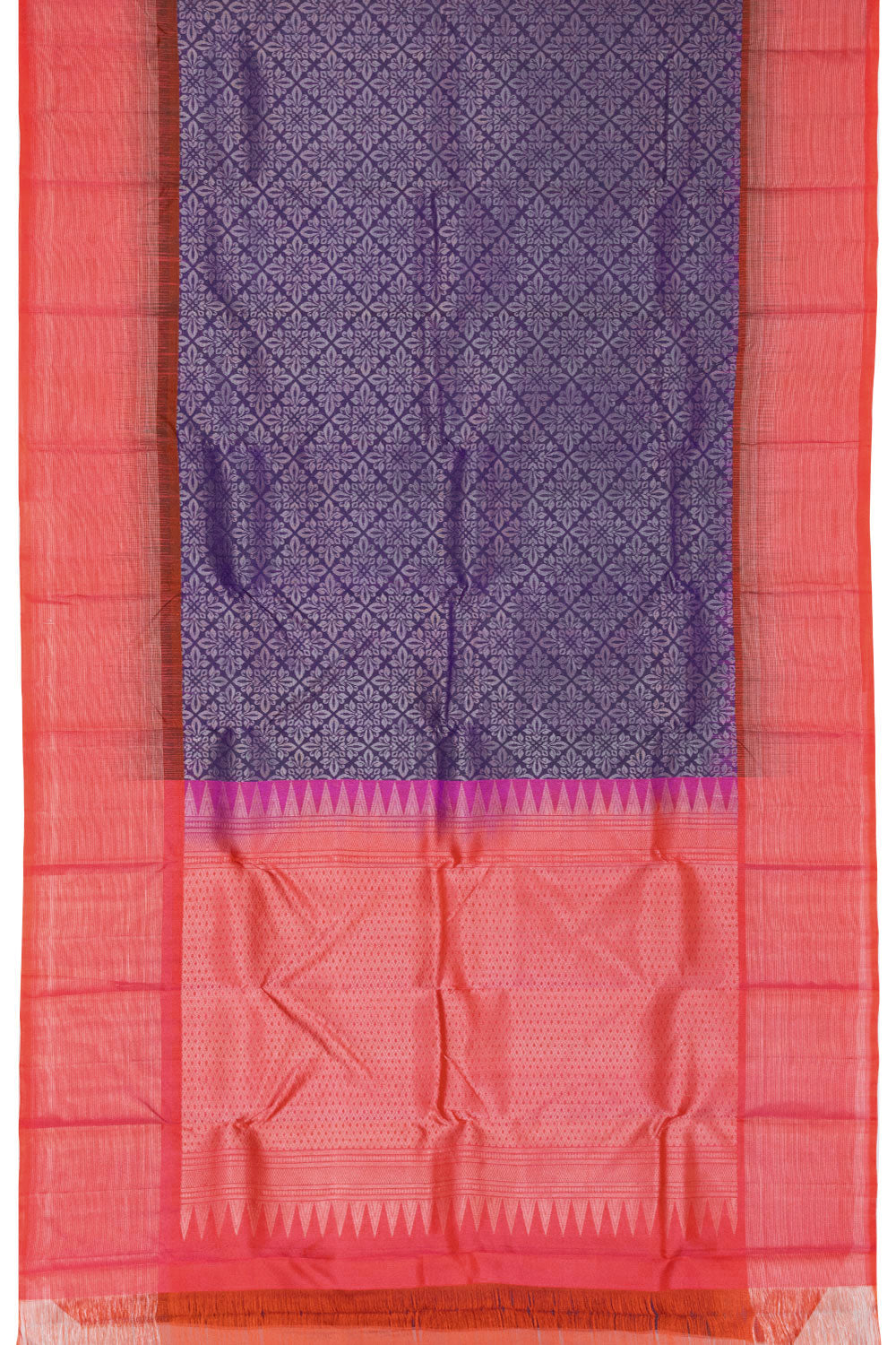 Purple Handloom Kanjivaram Soft Silk Saree 10063267