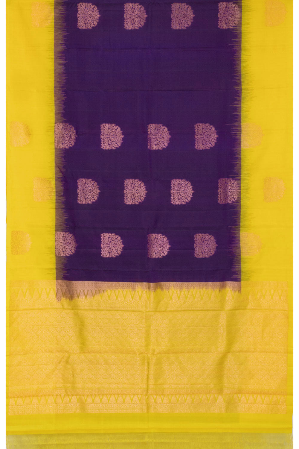 Purple Handloom Kanjivaram Soft Silk Saree 10063273