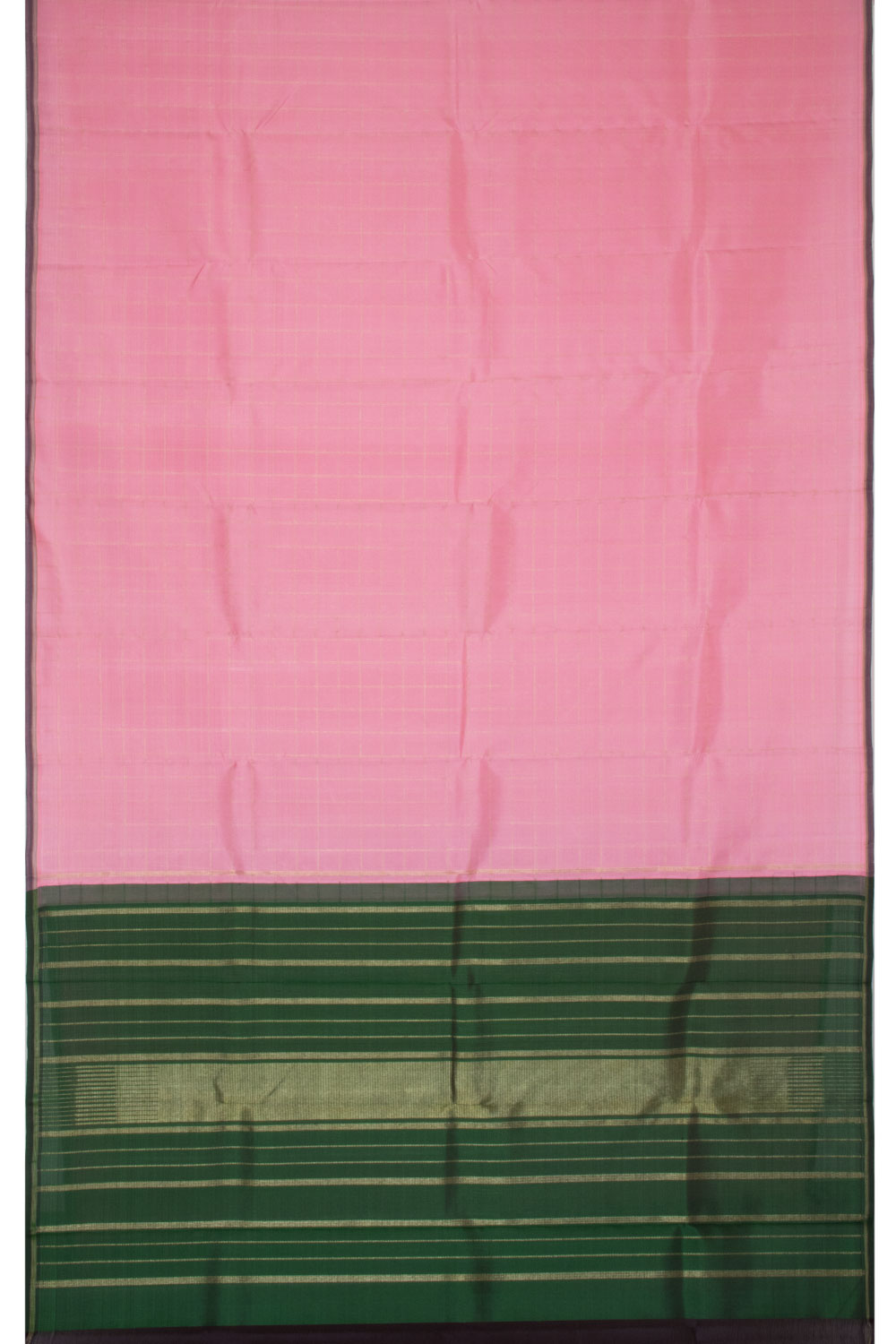 Pink Pure Zari Kanjivaram Silk Saree 10063344