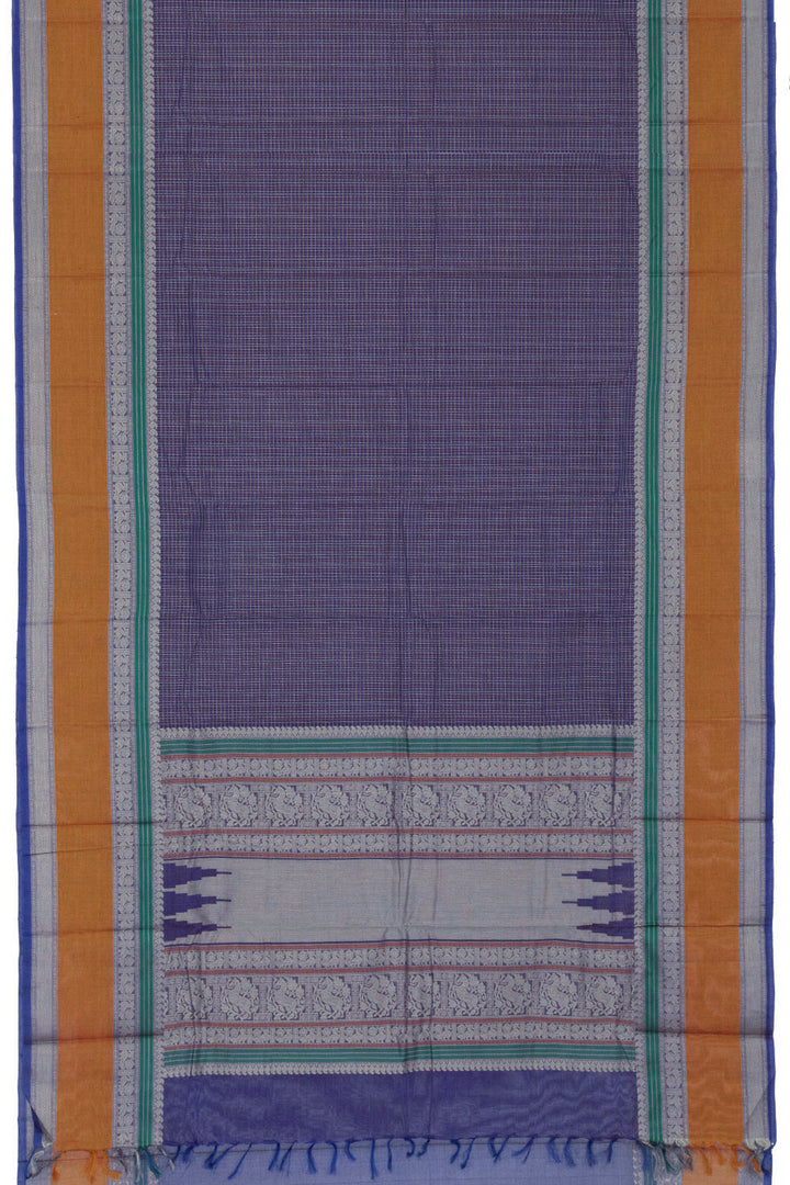 Violet Handloom Kanchi Cotton Saree 10064192