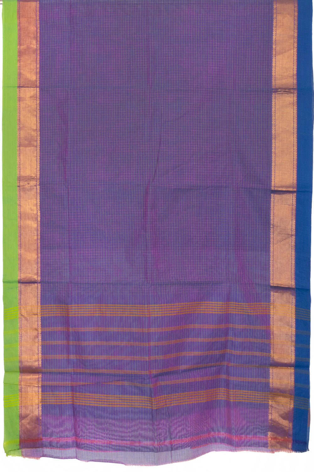 Purple Handloom Chettinad Cotton Saree 10064252