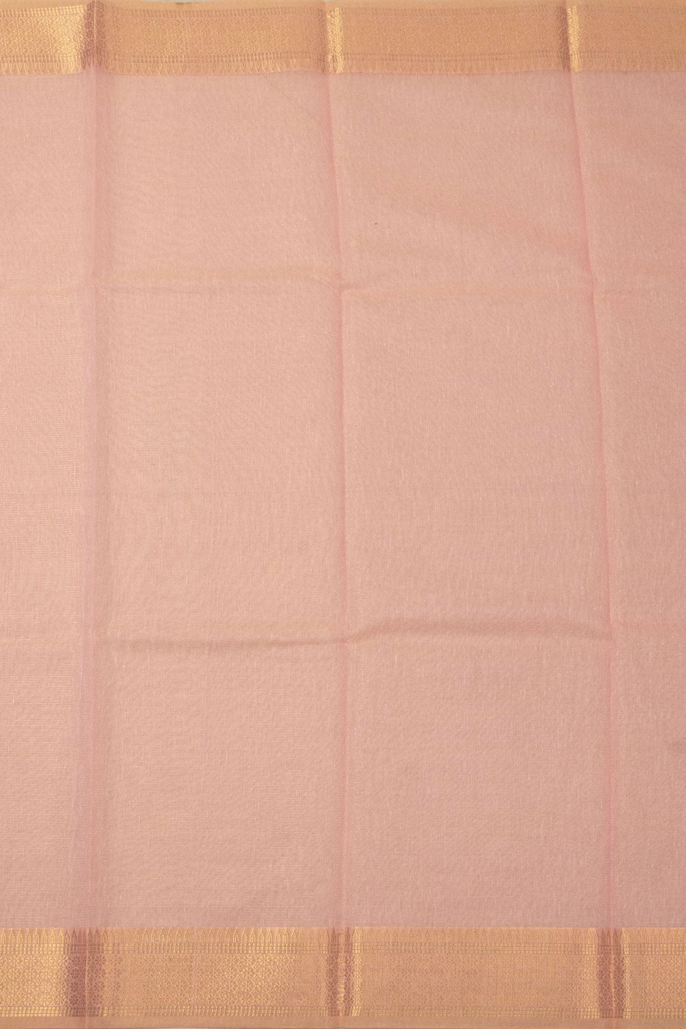 Peach Banarasi Silk Cotton Saree - Avishya