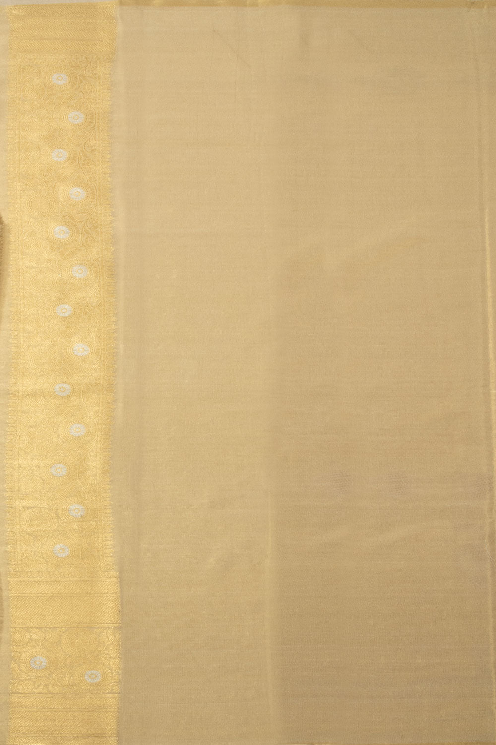 Parmesean Beige Banarasi Tissue Silk Saree - Avishya