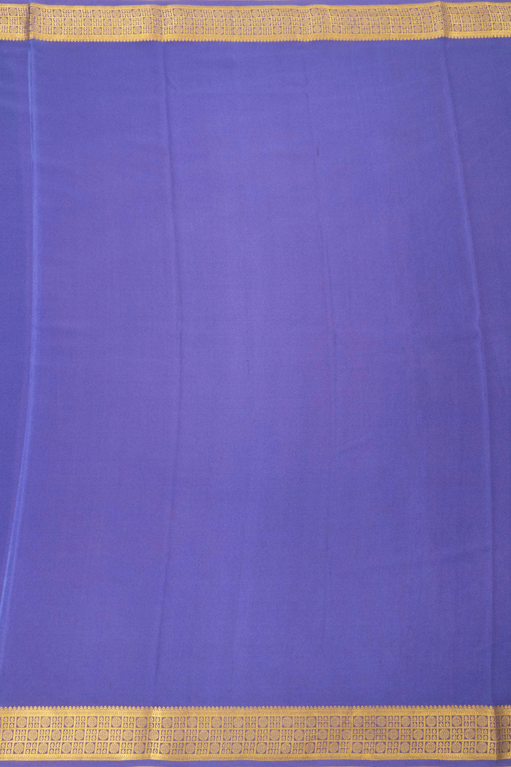 Violet Mysore Crepe Silk Saree - Avishya