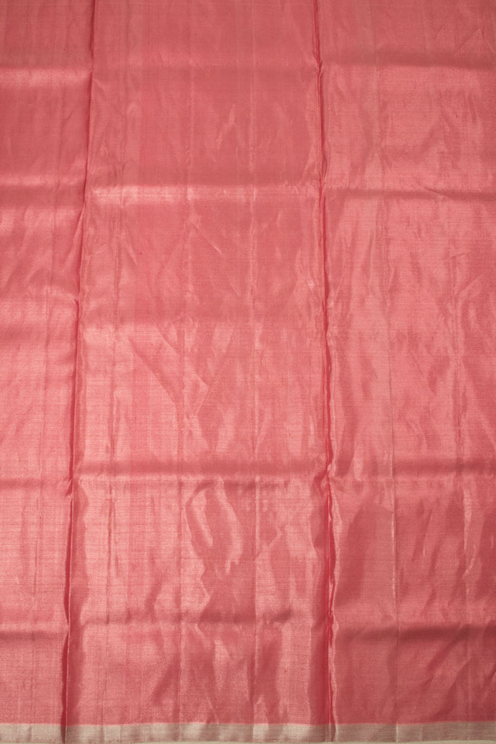 Pink Handloom Kanjivaram Soft Silk Saree - Avishya