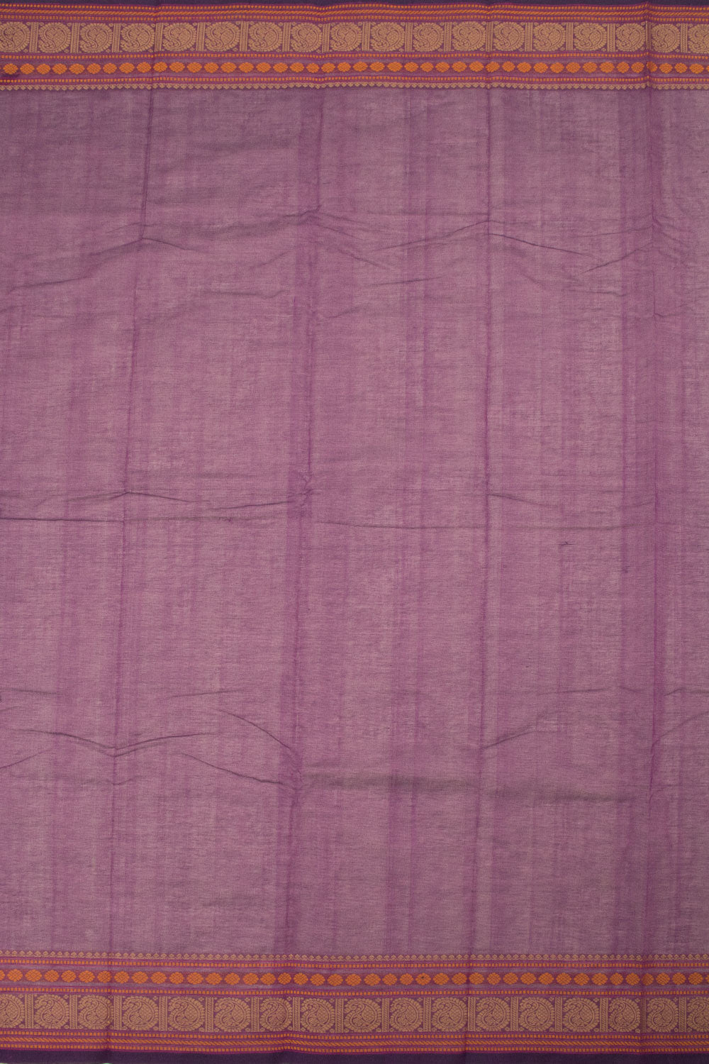 Violet Handwoven Kanchi Cotton Saree - Avishya