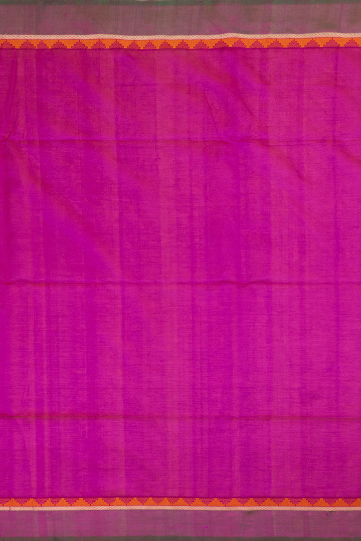 Pink Handloom Kanchi Silk Cotton Saree - Avishya