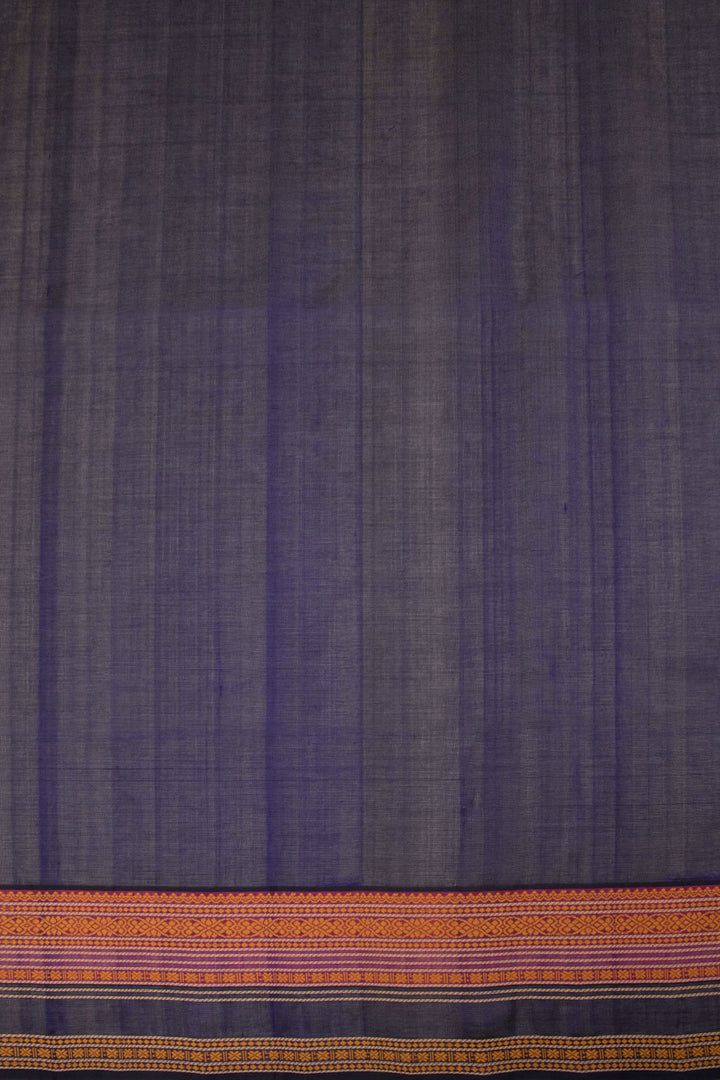 Violet Handloom Kanchi Silk Cotton Saree - Avishya