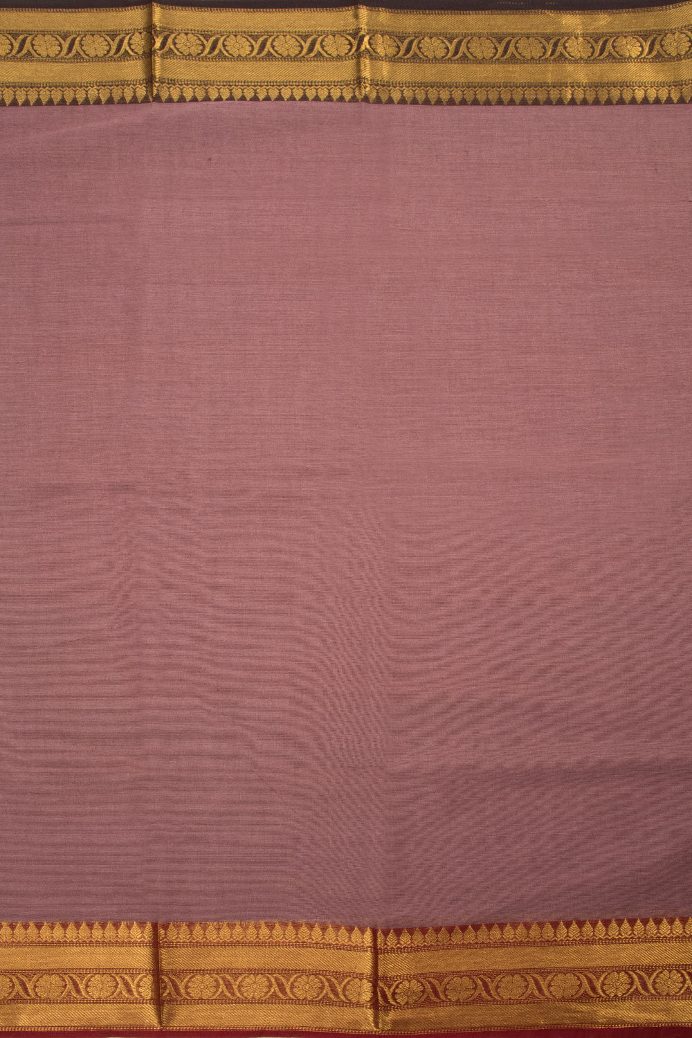 Purple Handwoven Kanchi Cotton Saree - Avishya