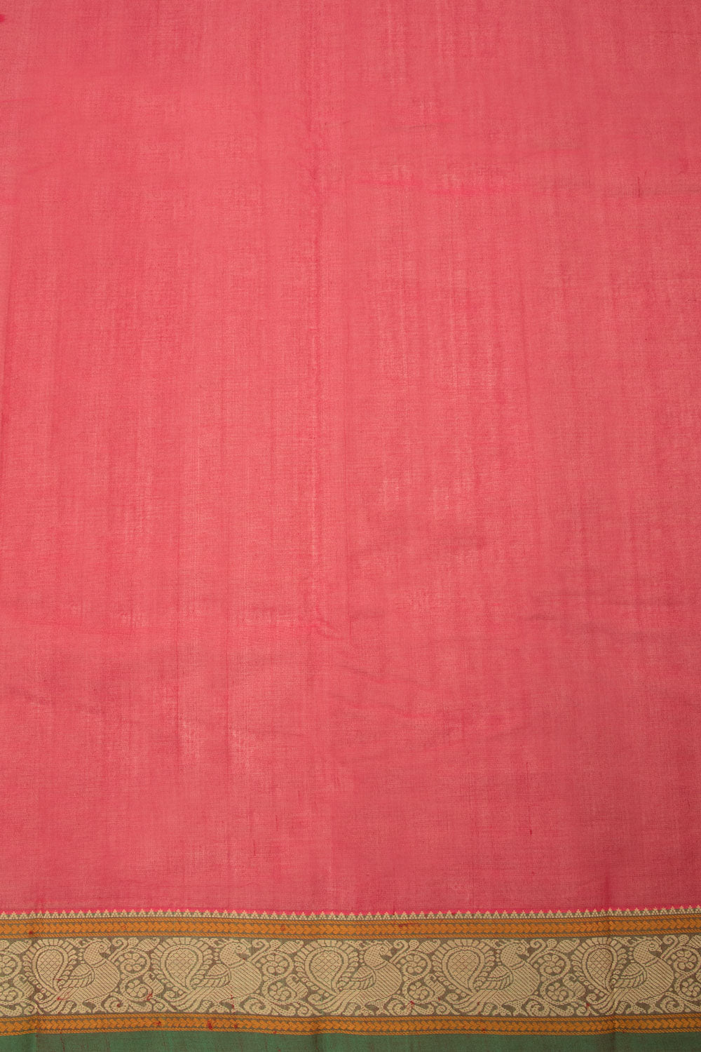 Red Handwoven Kanchi Cotton Saree 10066814