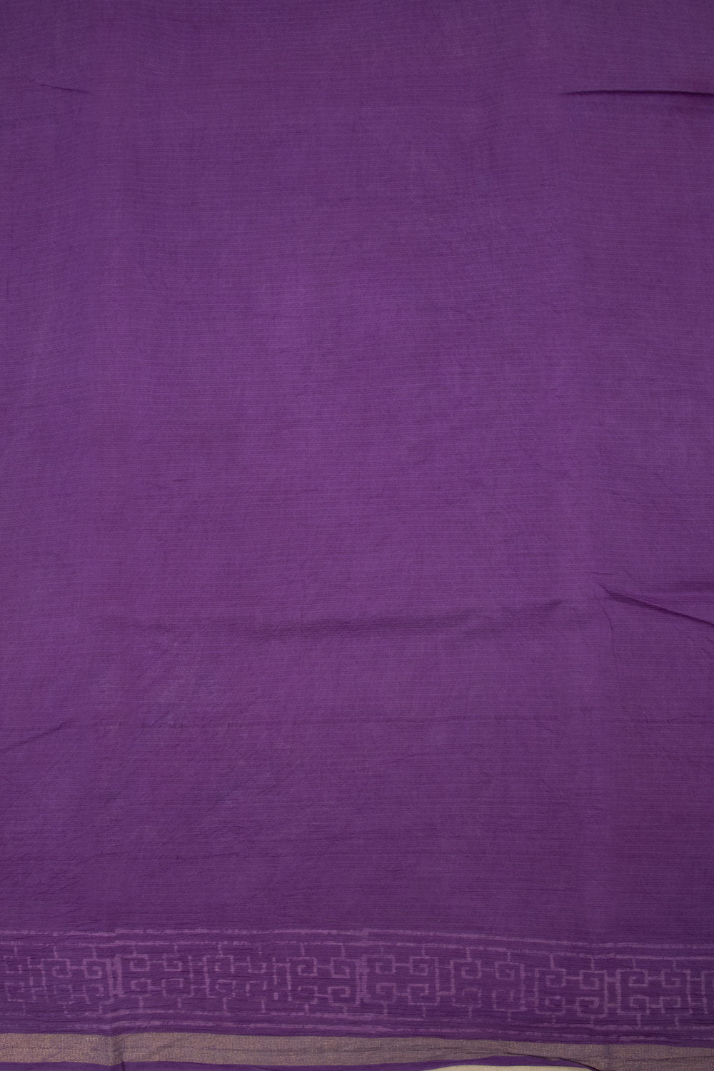 Violet Vanaspathi Hand block Printed Kota Cotton saree - Avishya