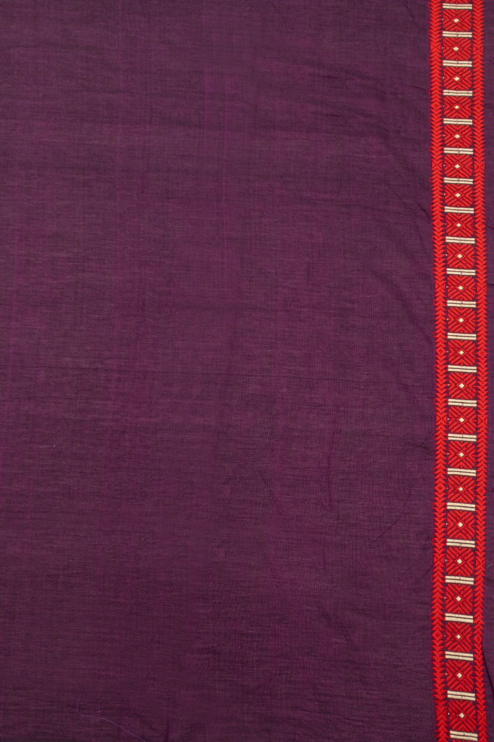 Violet Handloom Assam Cotton Saree - Avishya