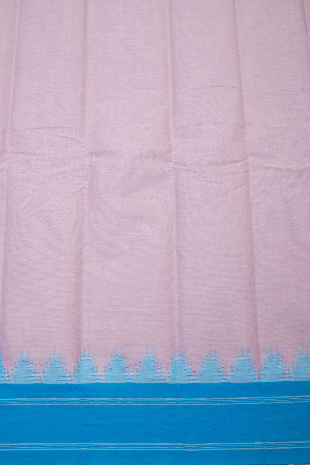 Purple Handwoven Kanchi Cotton Saree - Avishya