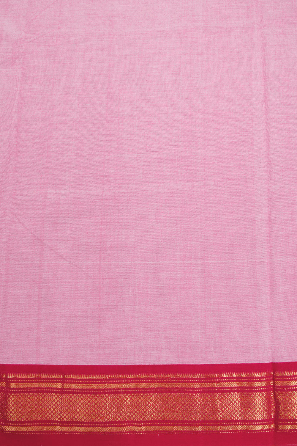 Pink Handloom Paithani Cotton Saree 10068433 - Avishya