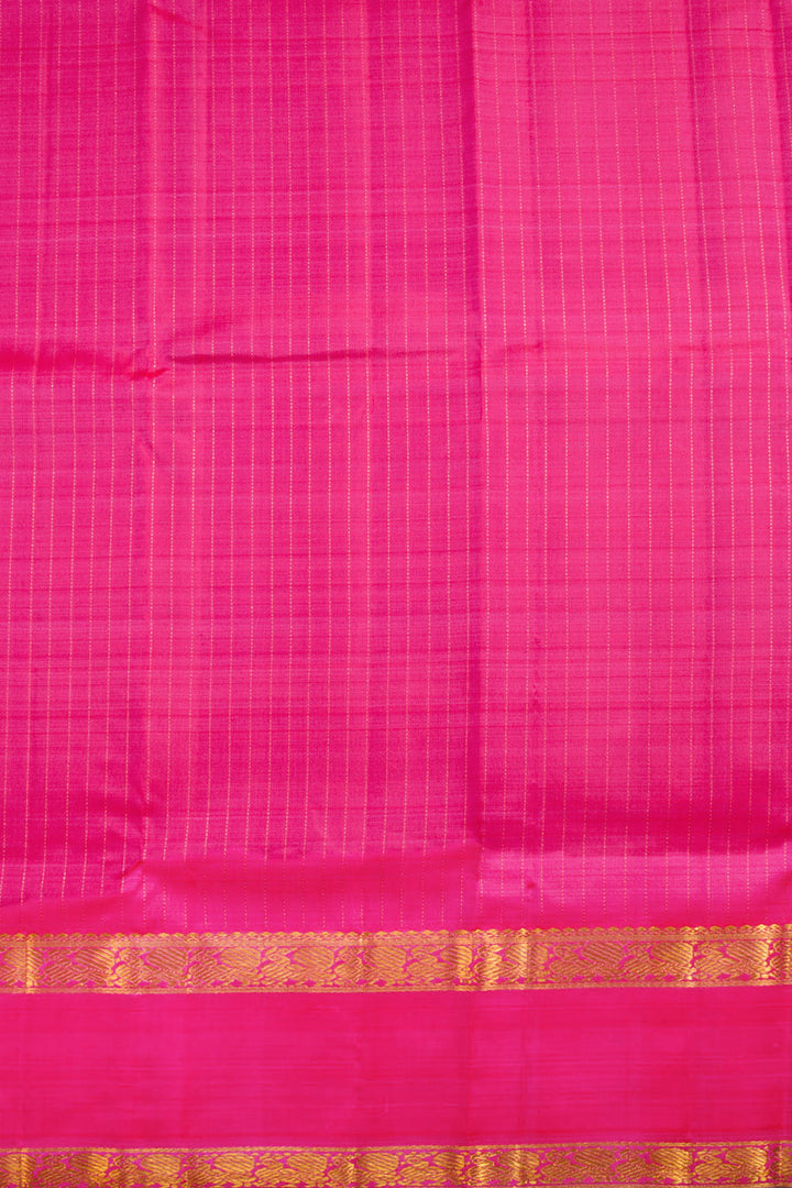 Pink Handloom Kanjivaram Silk Saree 10069168