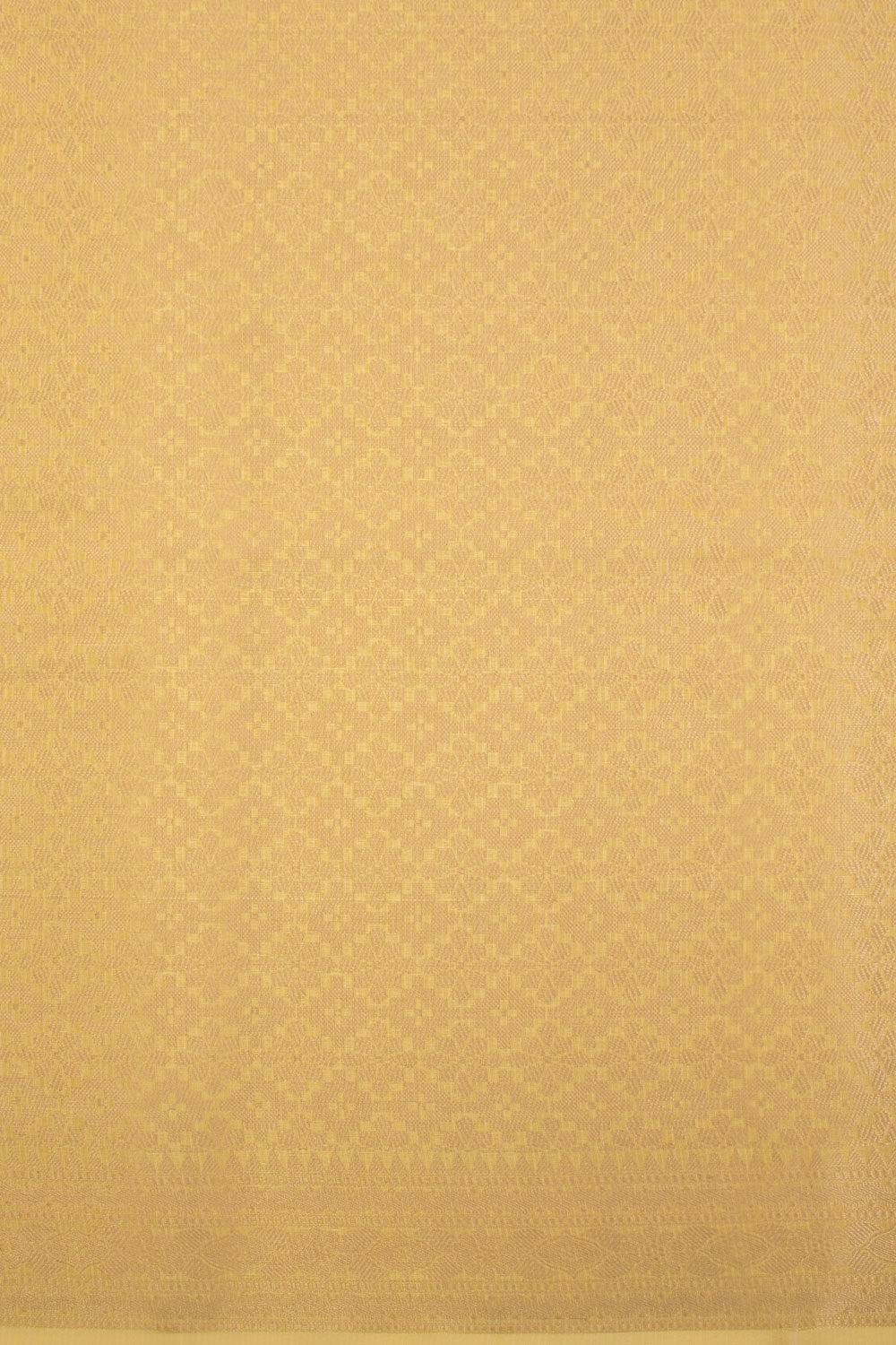 Tan Yellow Handloom Banarasi Silk Cotton Saree 10070502