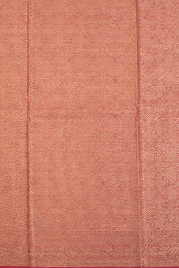 Punch Pink Handloom Banarasi Silk Cotton Saree 10070513