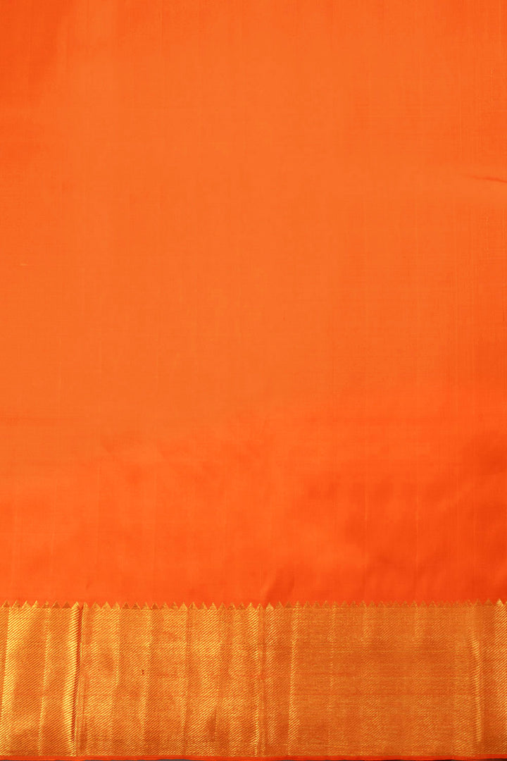 Orange Bridal Kanjivaram Silk Saree 10070591