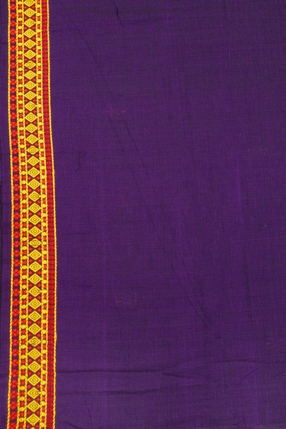 Purple Handloom Assam Cotton Saree  10070983