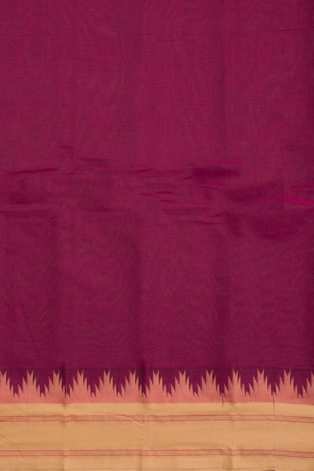 Violet Handloom Kanchi Cotton Saree