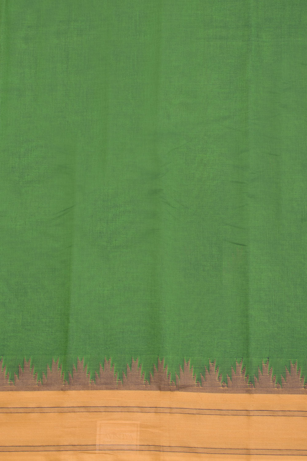 Green Handloom Kanchi Cotton Saree 