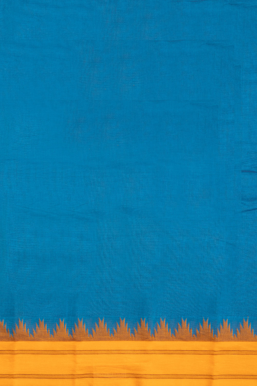 Blue Handloom Kanchi Cotton Saree