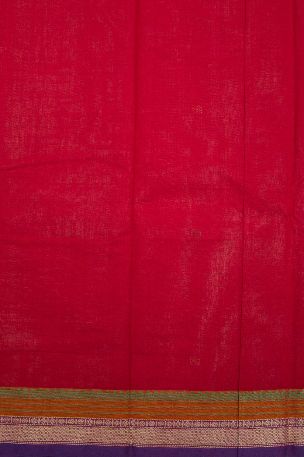 Red Handloom Kanchi Cotton Saree 