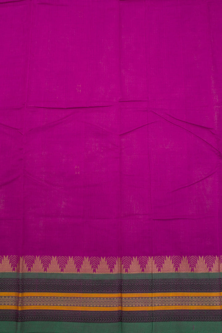 Violet Handloom Kanchi Cotton Saree 