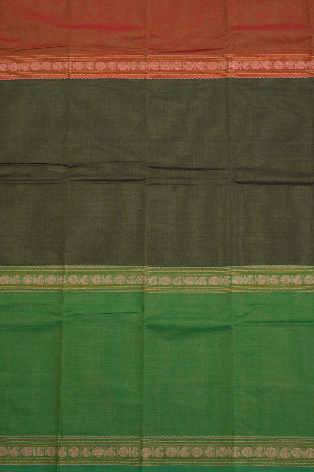 Green Handloom Kanchi Cotton Saree