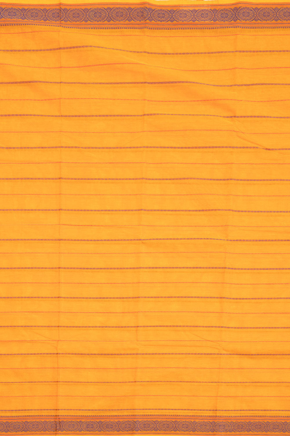 Orange Handloom Kanchi Cotton Saree