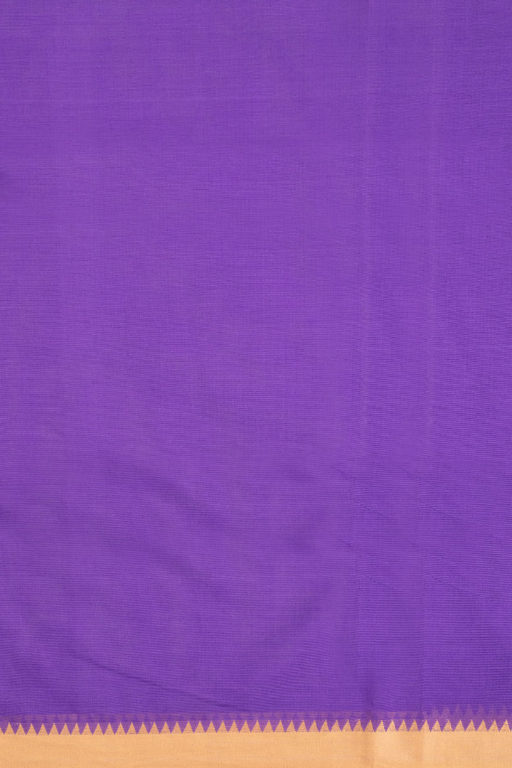 Violet Handloom Kanchi Cotton Saree