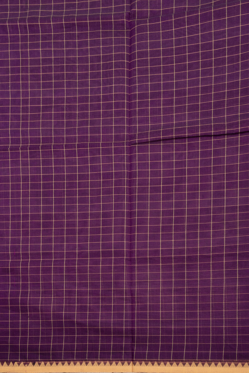 Purple Handloom Kanchi Cotton Saree 