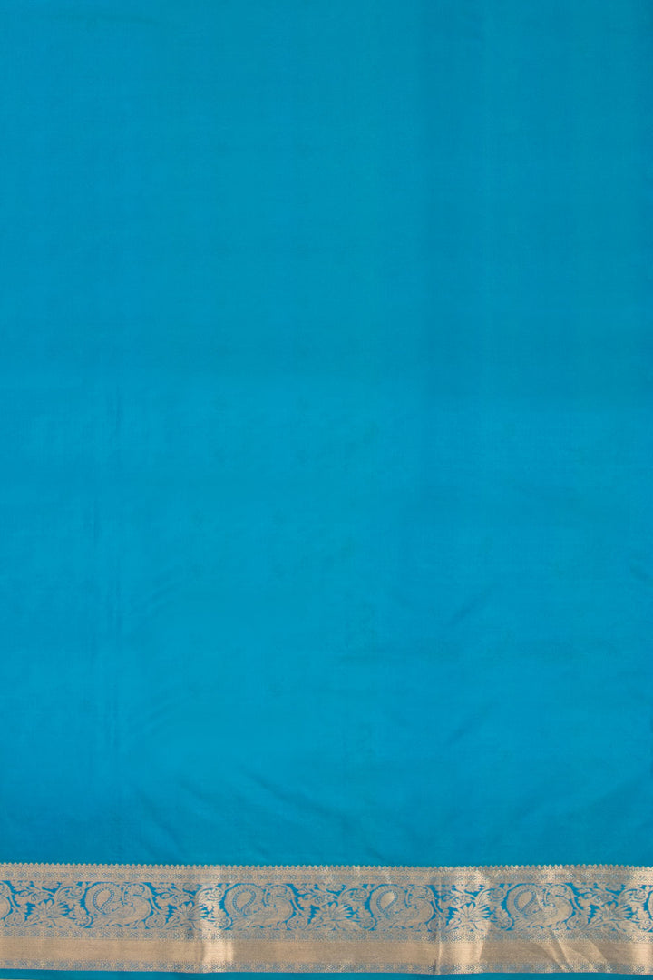 Blue Pure Silk Kanjivaram Saree 