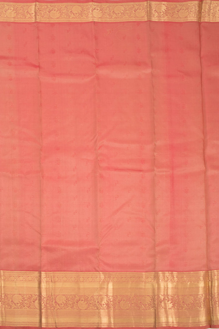 Beige Pure Silk Kanjivaram Saree