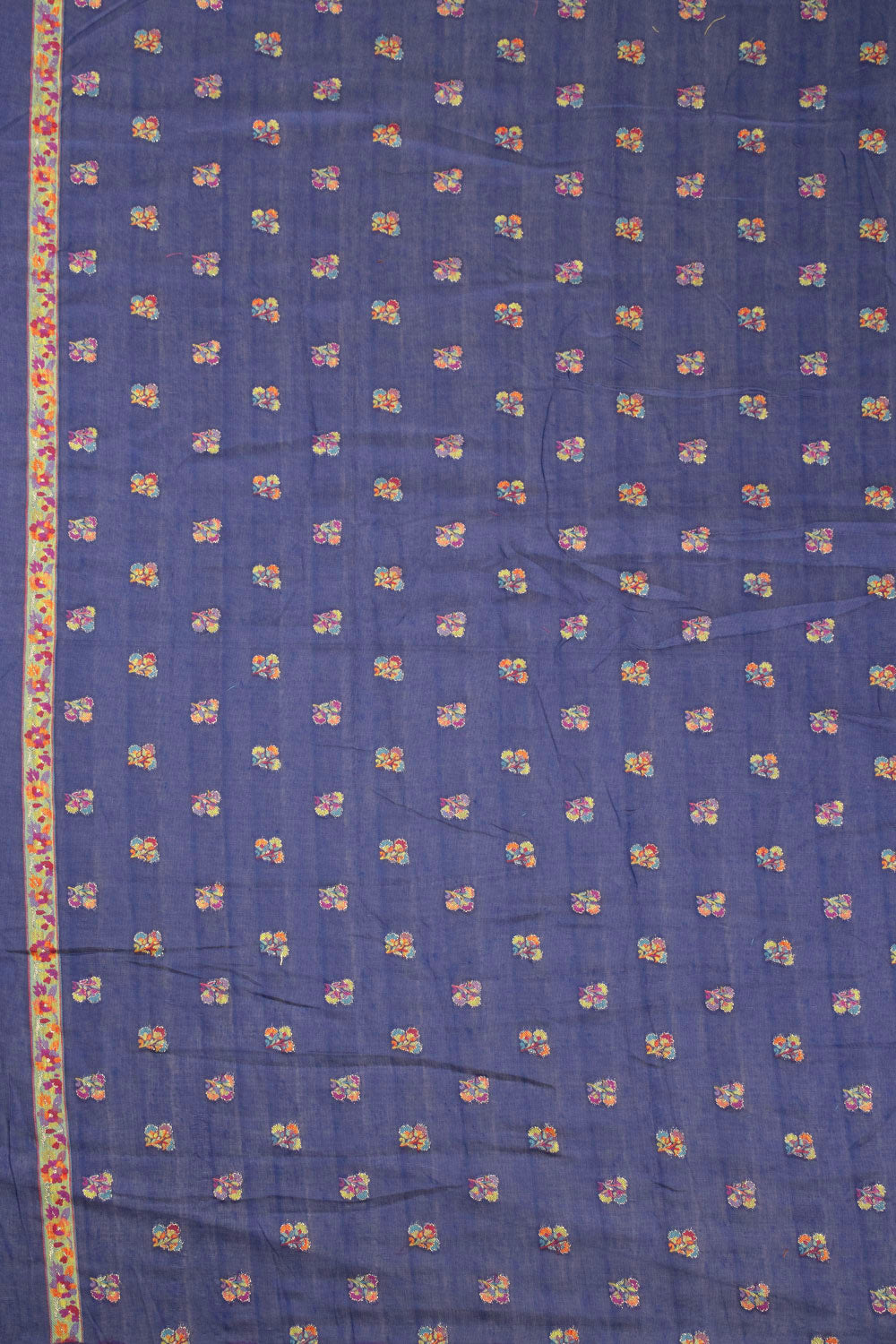 Blue Handloom Kashmir Kani Silk Saree