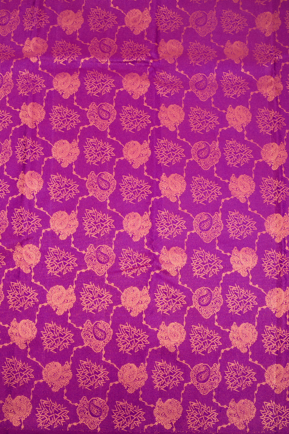 Purple Handloom Kanjivaram Silk Saree 10071894