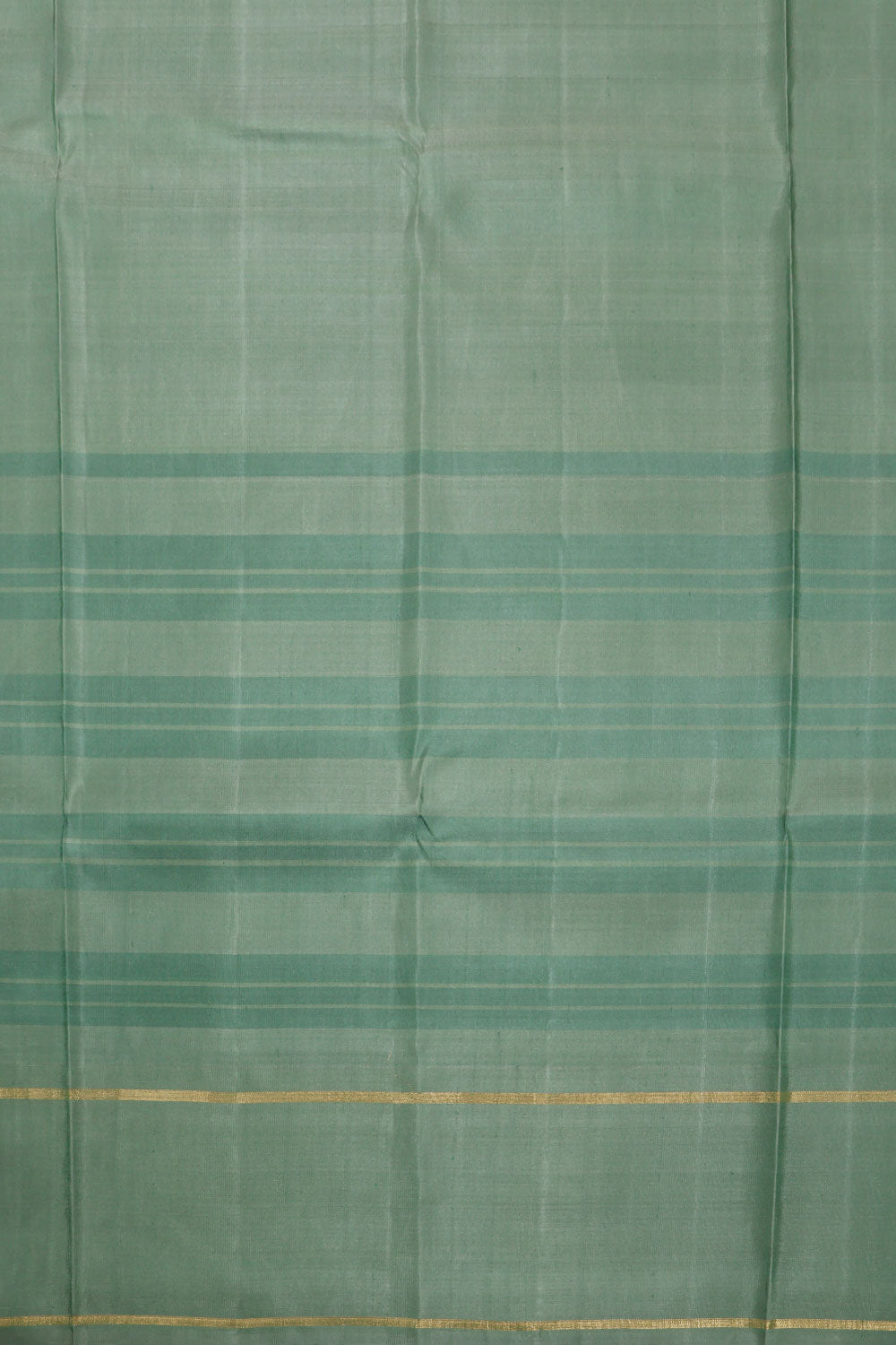 Green Korvai Kanjivaram Silk Saree