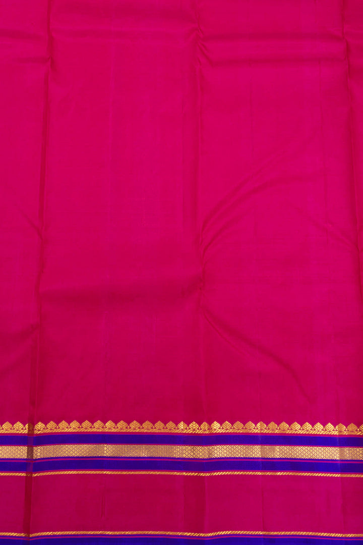 Purple Handloom Kanchipuram Pure Silk Saree 10072860