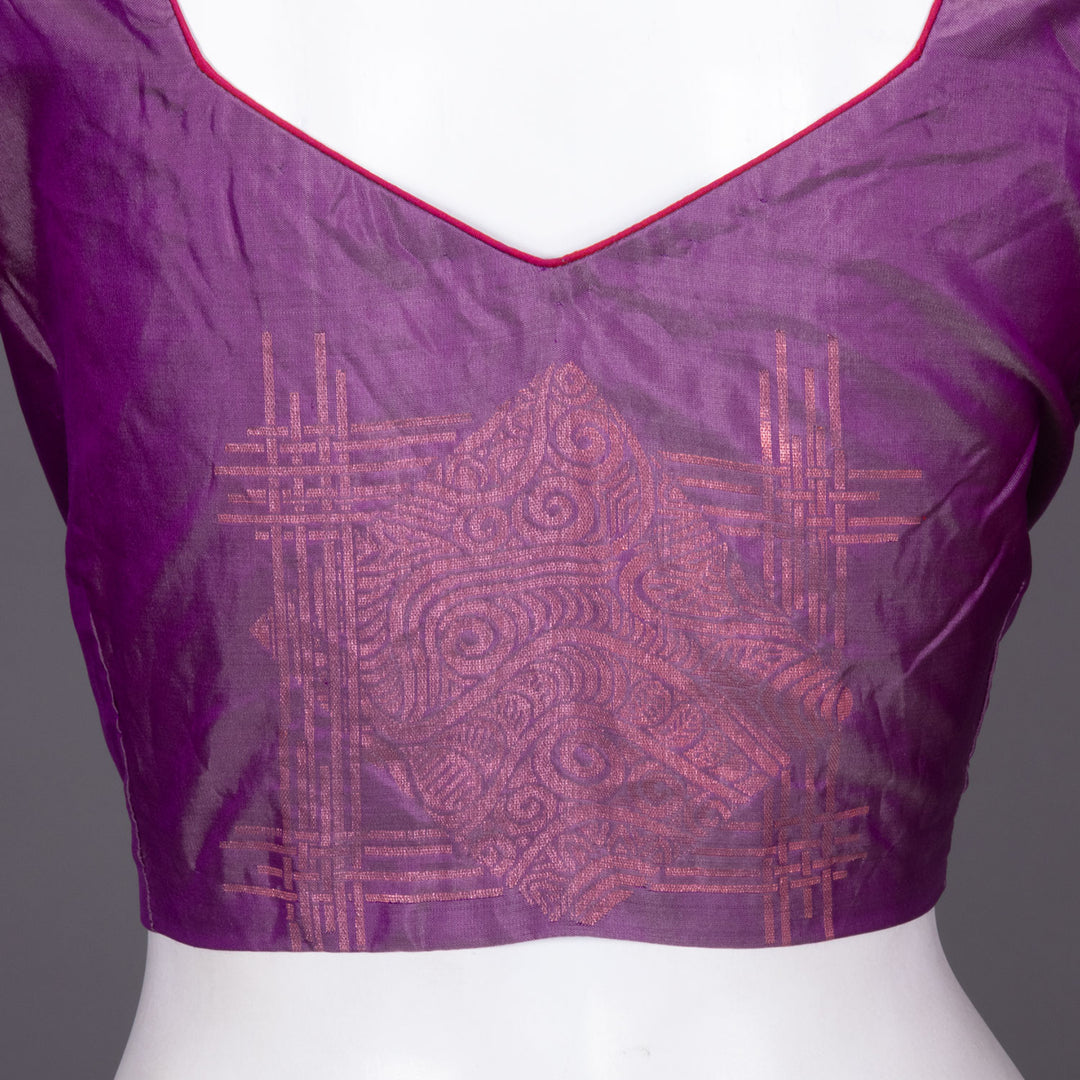 Purple Kanchipuram Soft Silk Blouse 10072427